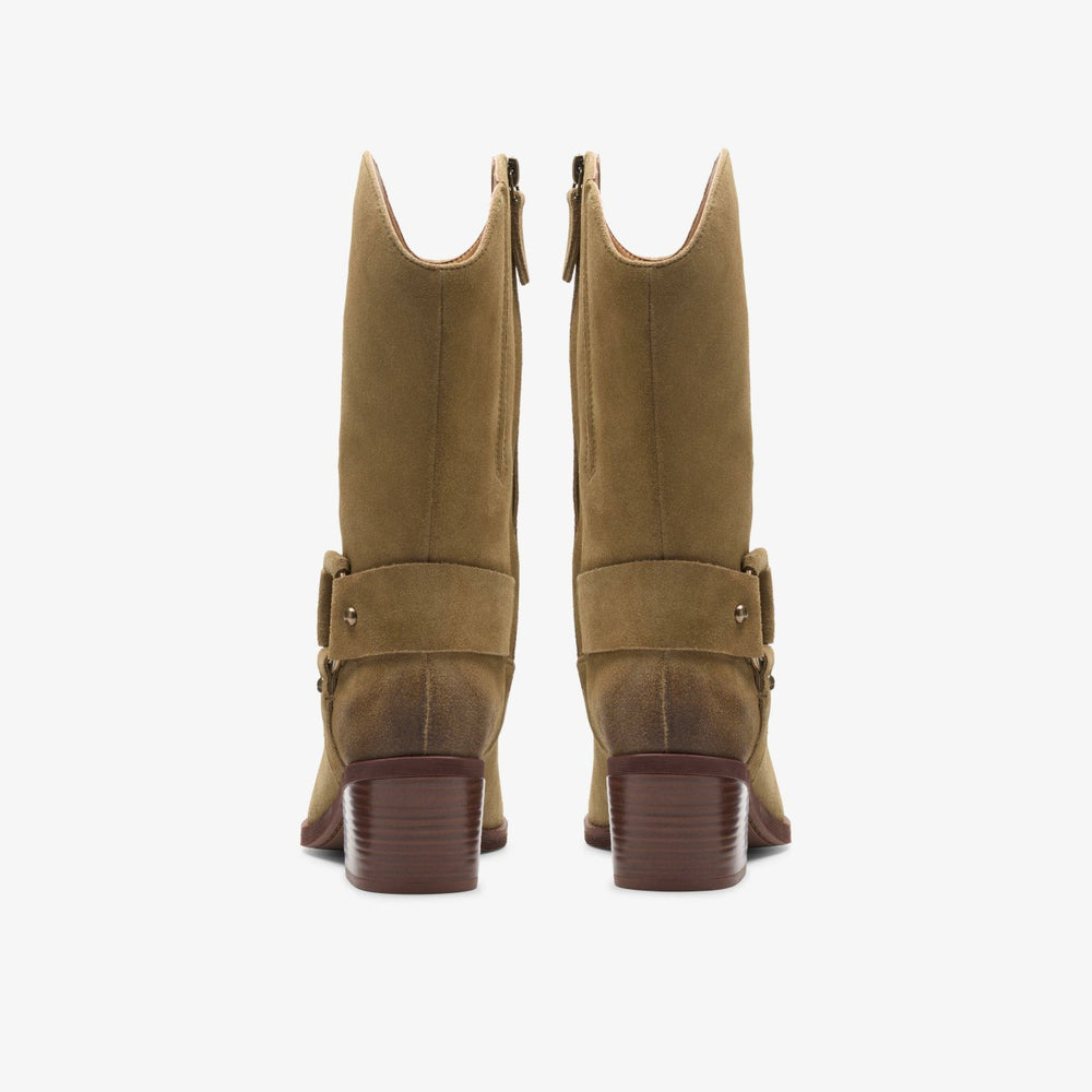 Morzine Rise Dark Sand Suede