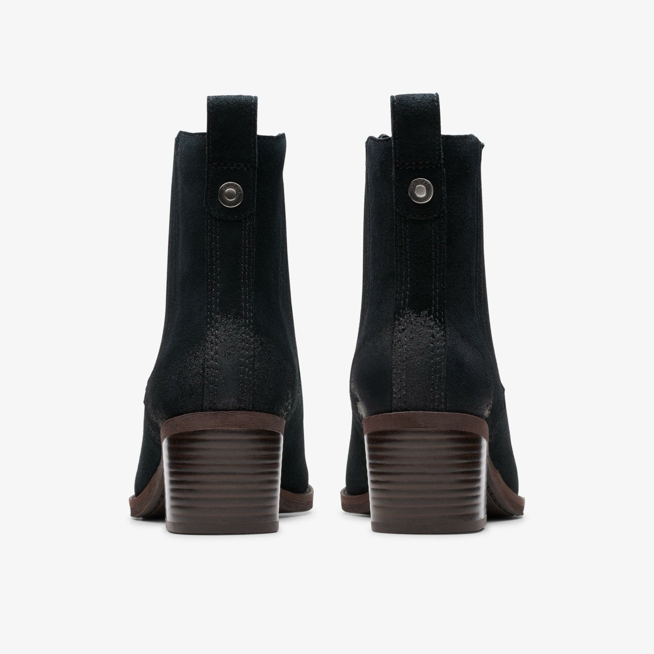 Morzine Top Ankle Boot Black Suede