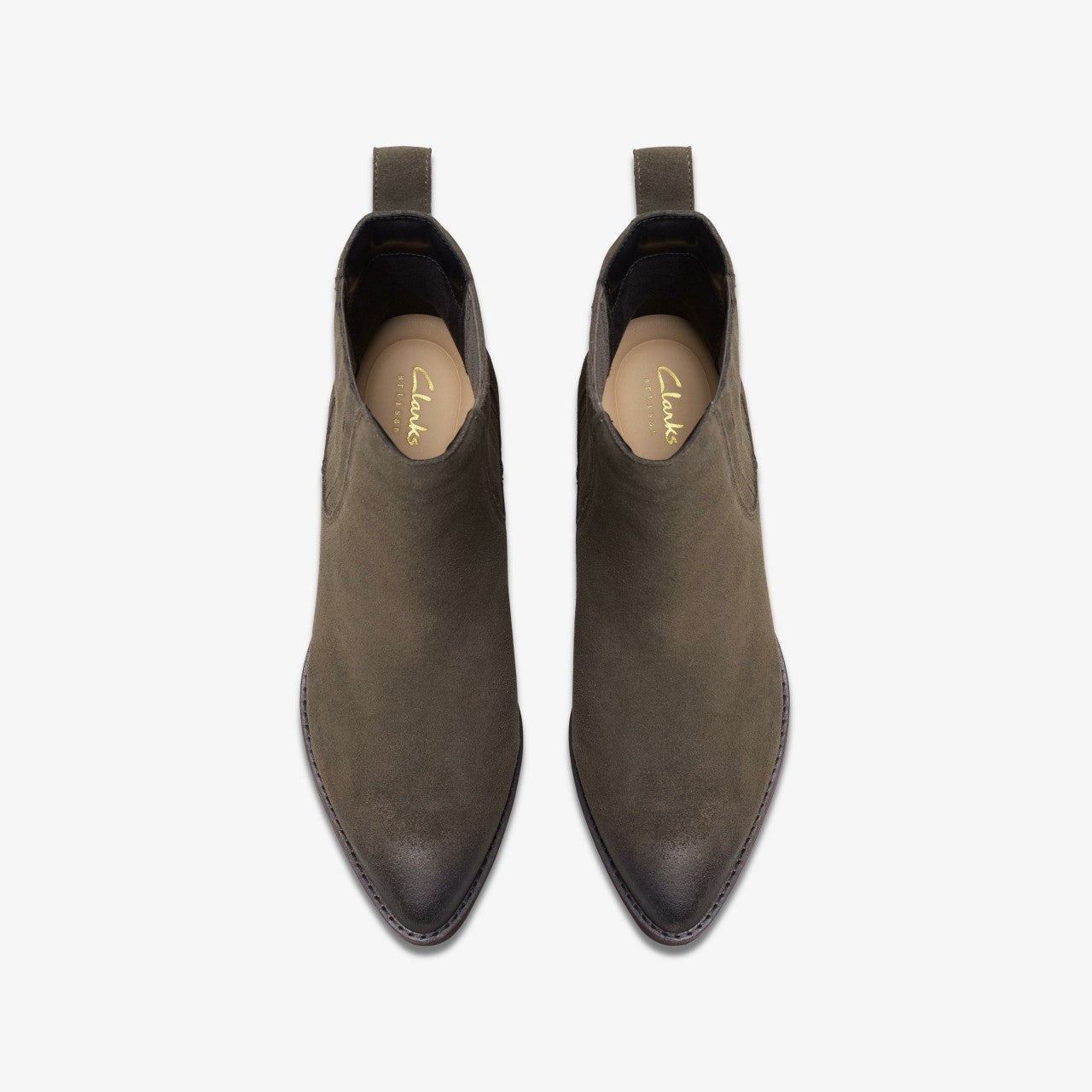 Morzine Top Ankle Boot Mole Grey Suede