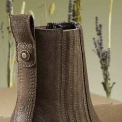 Morzine Top Ankle Boot Mole Grey Suede
