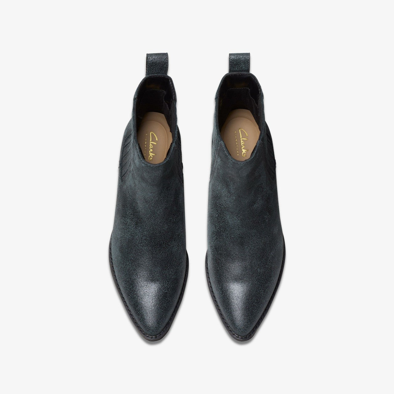 Morzine Top Ankle Boot Pewter Metallic