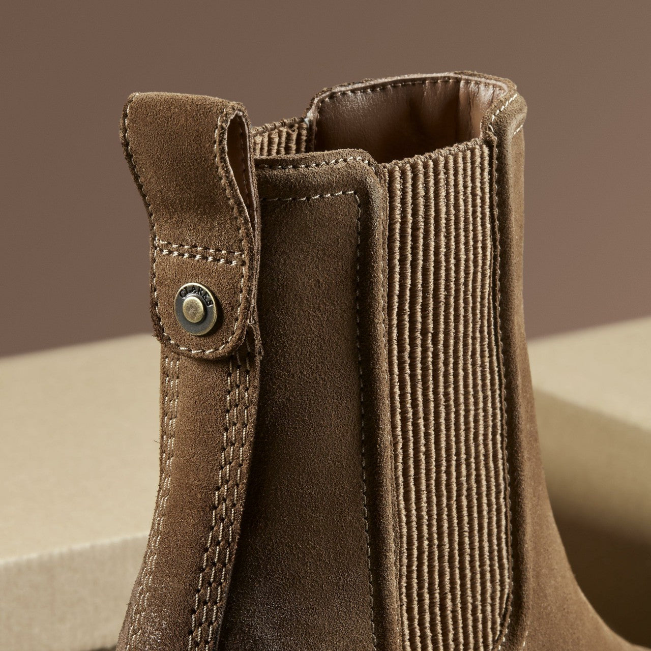 Chamberly Top Walnut Suede