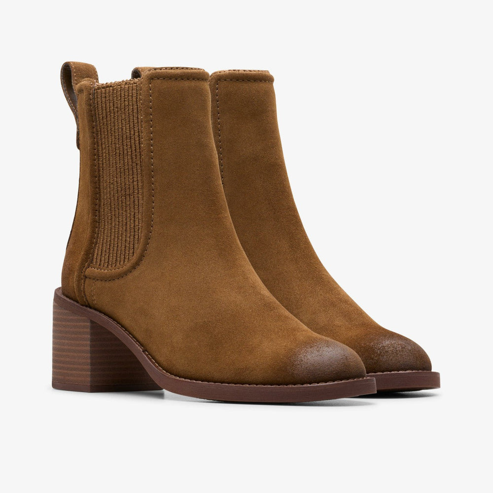 Chamberly Top Walnut Suede