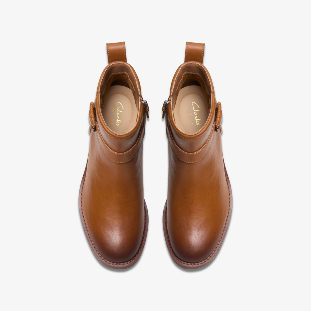 Chamberly Trim Mid Tan Leather