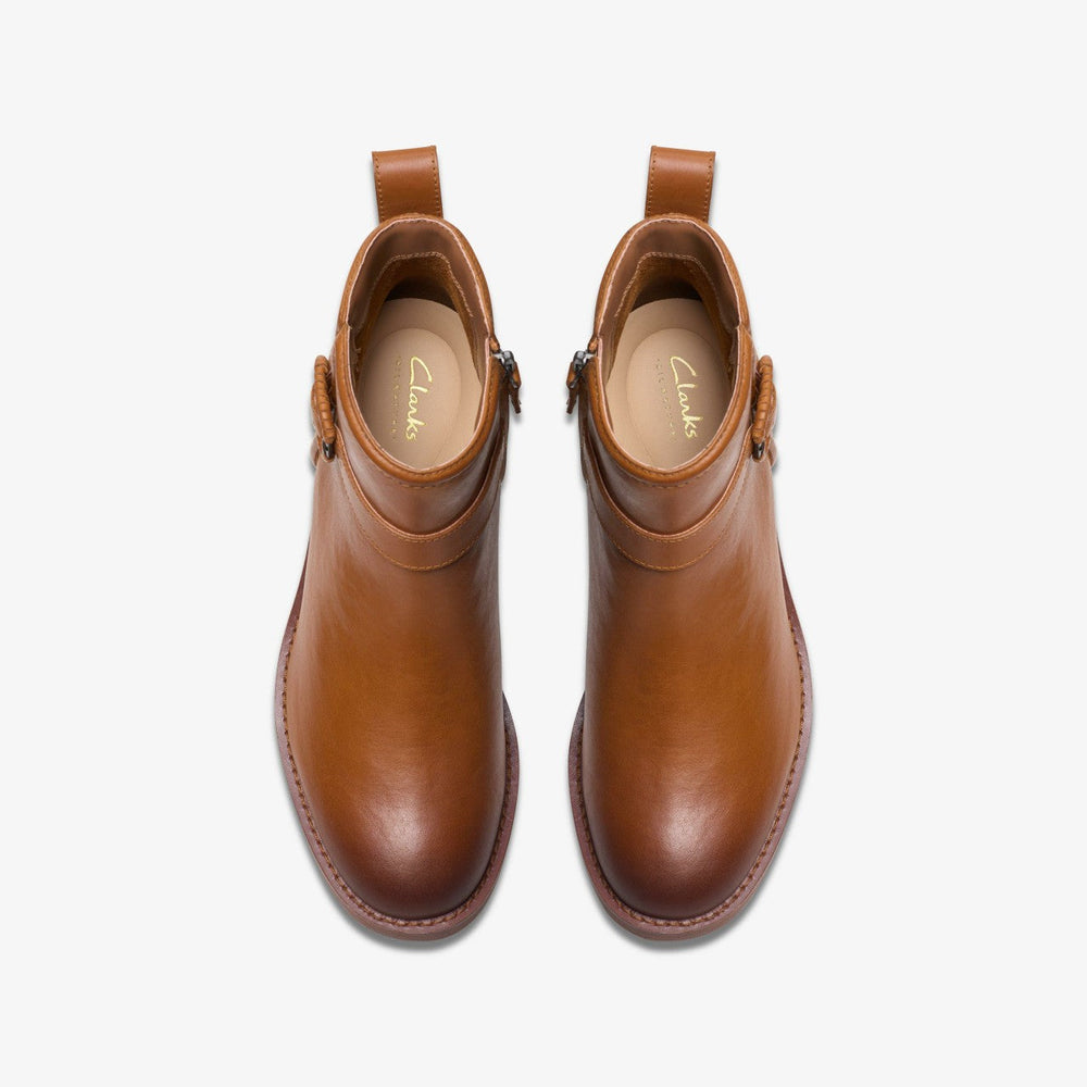Chamberly Trim Mid Tan Leather