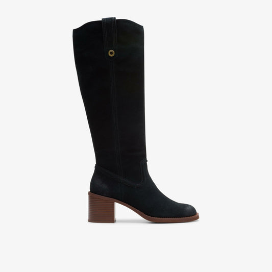 Chamberly Up Black Suede