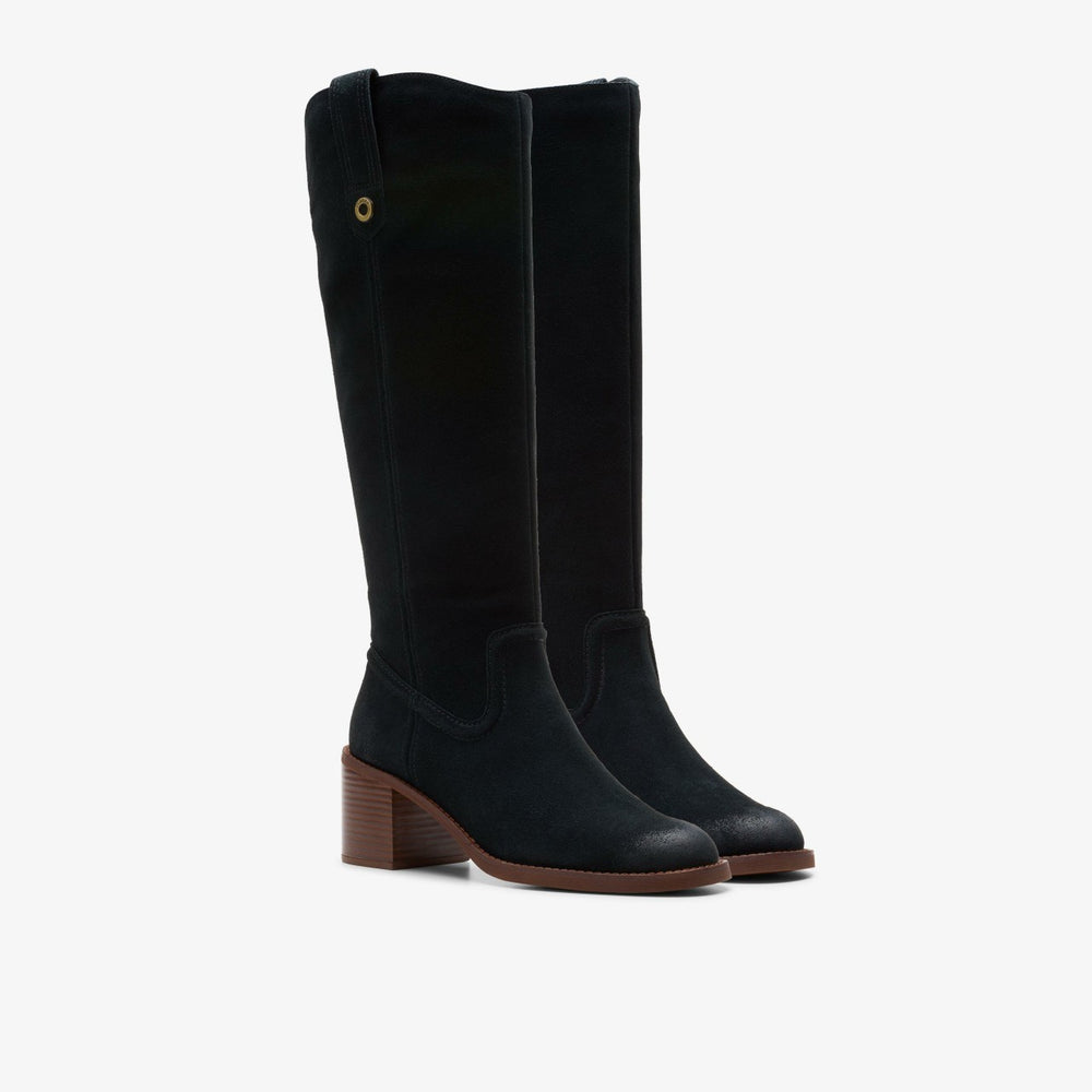 Chamberly Up Black Suede