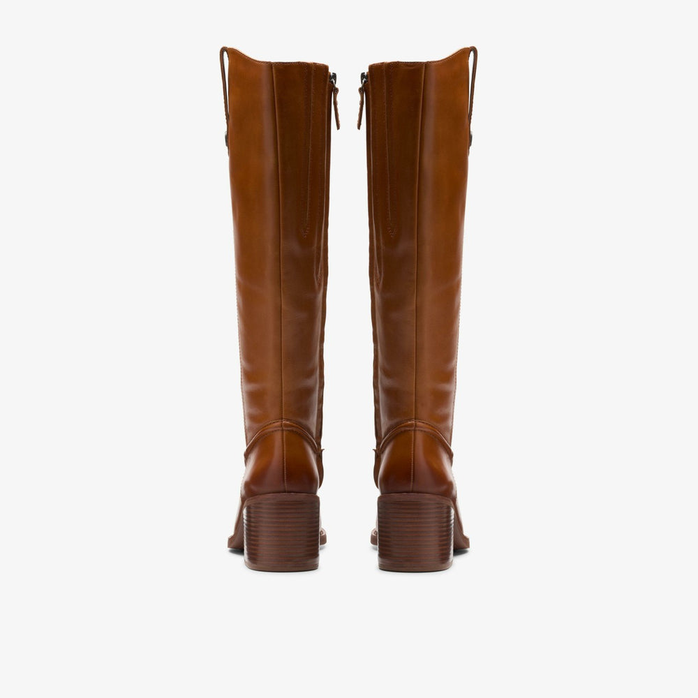 Chamberly Up Mid Tan Leather