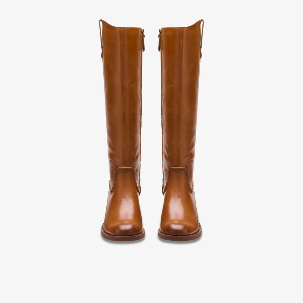 Chamberly Up Mid Tan Leather