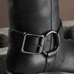 Rebelle Up Black Leather