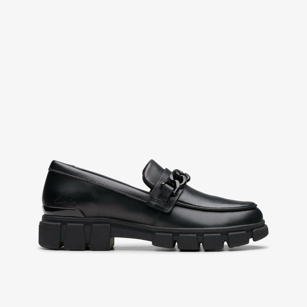 Evyn Walk Kid Black Leather