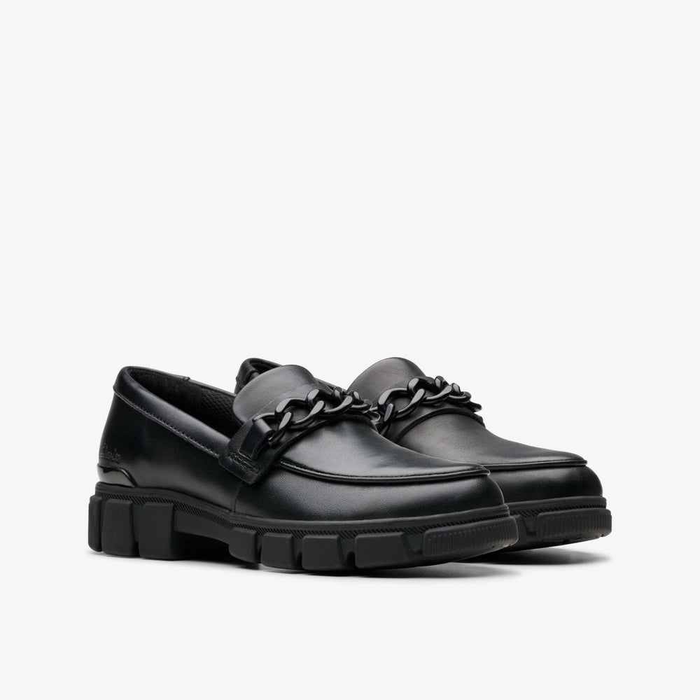 Evyn Walk Kid Black Leather