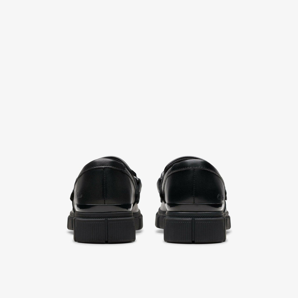 Evyn Walk Kid Black Leather