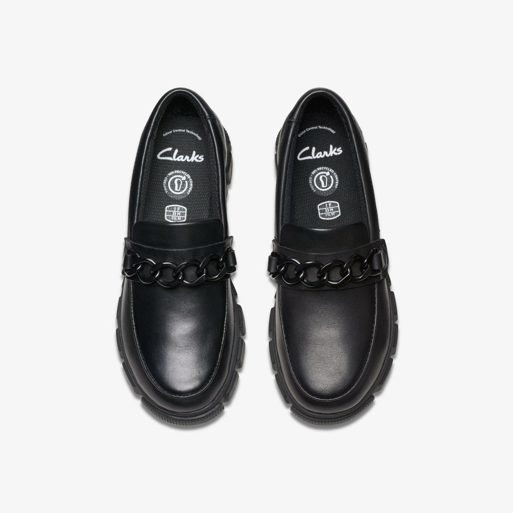Evyn Walk Kid Black Leather