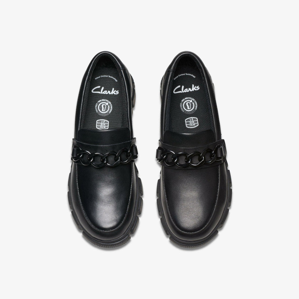 Evyn Walk Kid Black Leather