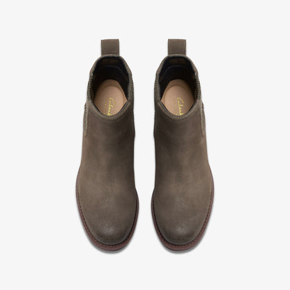 Chamberly Top Mole Grey Suede