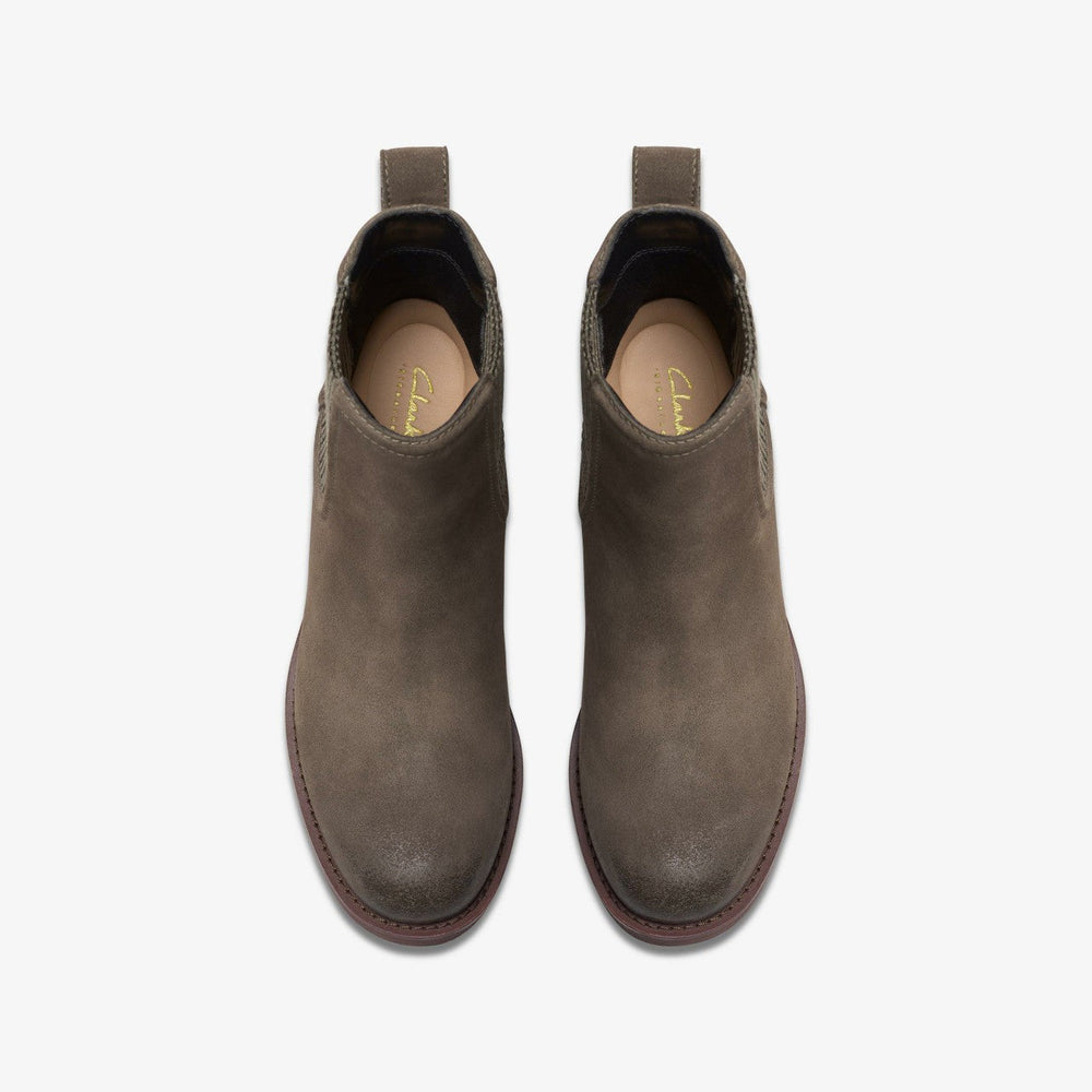 Chamberly Top Mole Grey Suede