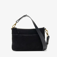 Willow Cross Black Suede