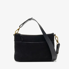 Willow Cross Black Suede