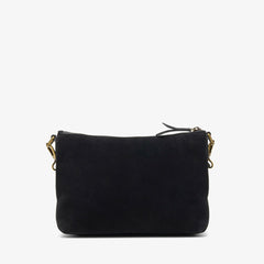 Willow Cross Black Suede