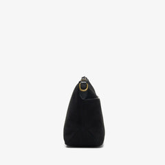 Willow Cross Black Suede