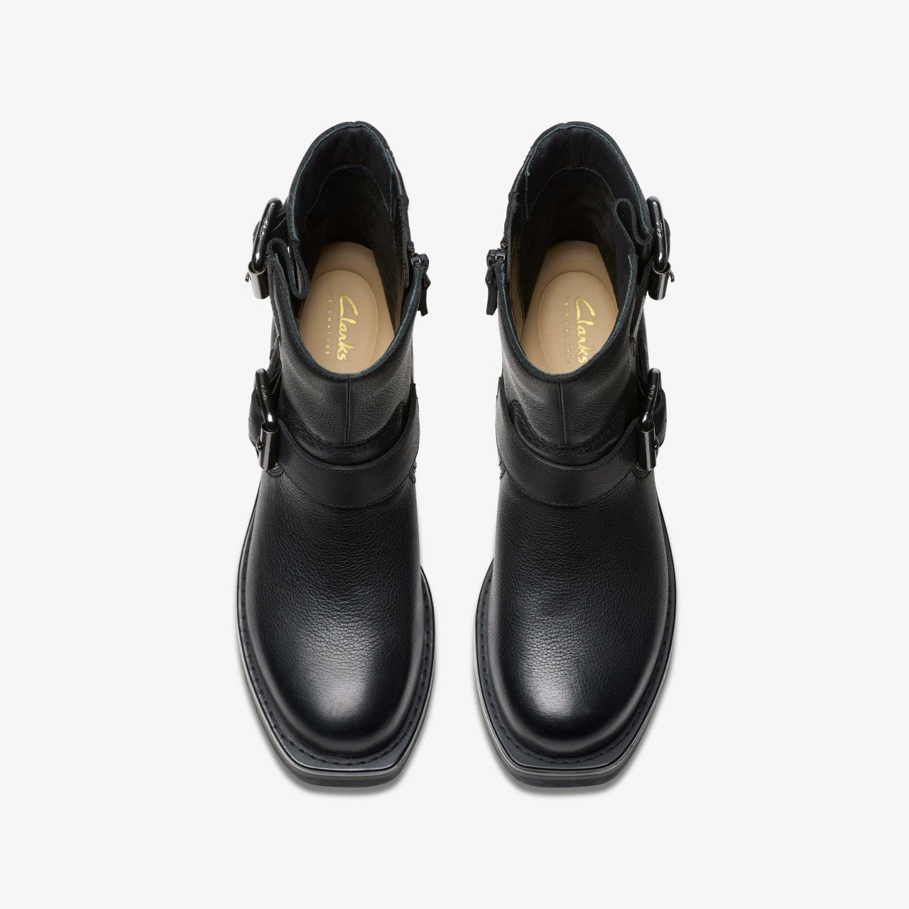 Rebelle Buckle Black Leather