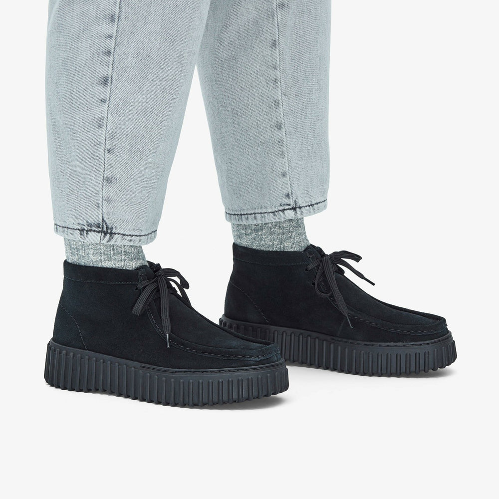 Torhill Moss Black Suede