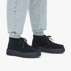 Torhill Moss Black Suede