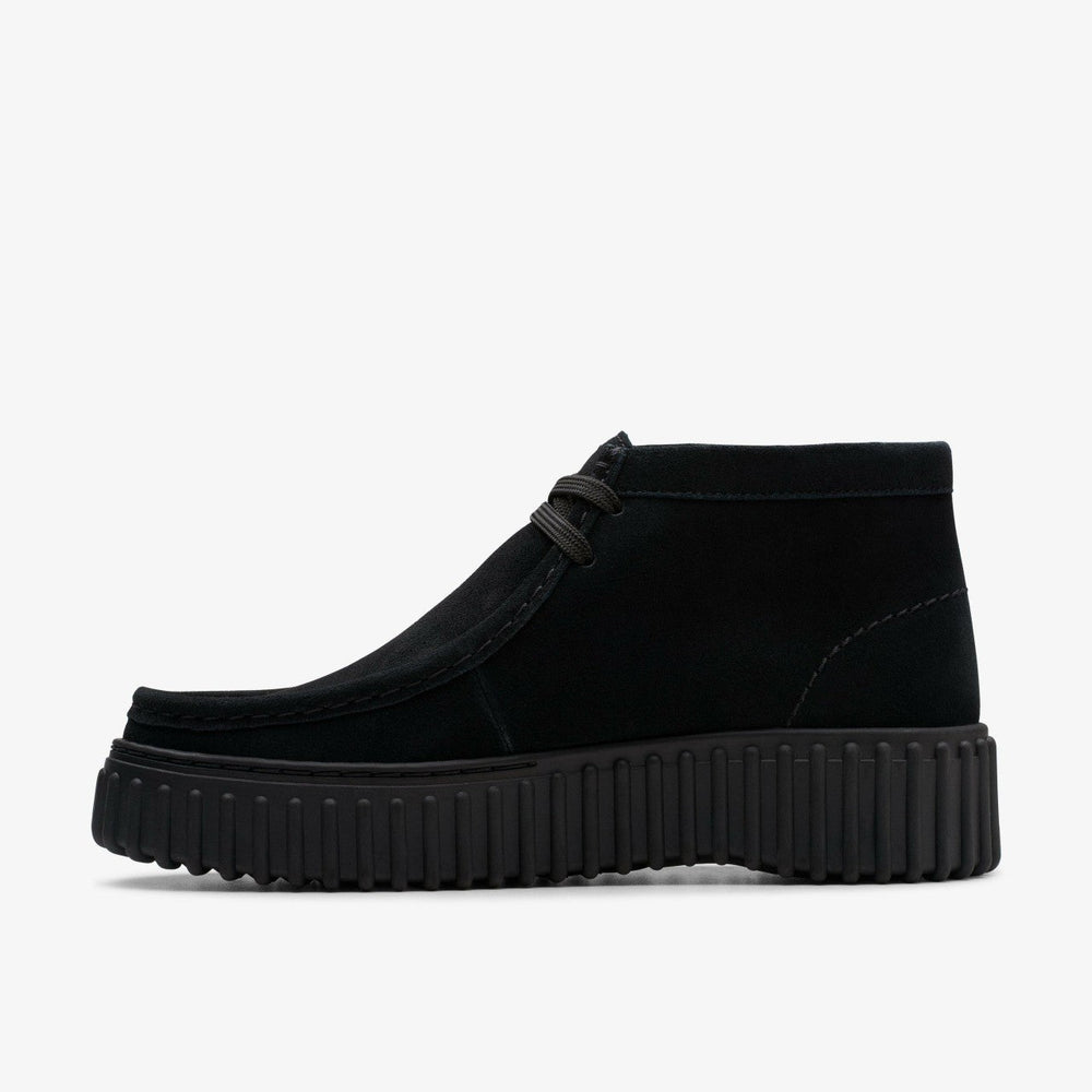 Torhill Moss Black Suede