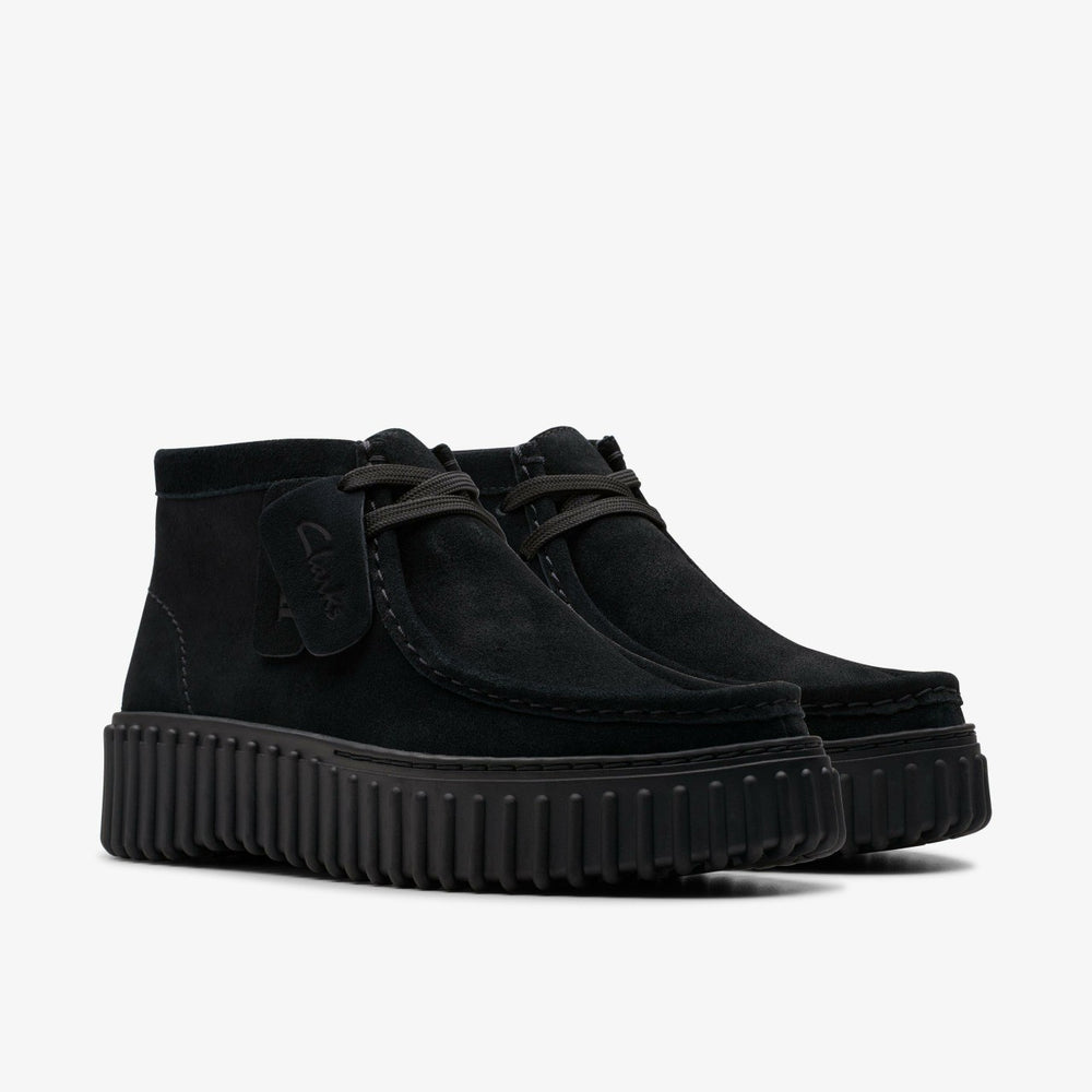 Torhill Moss Black Suede