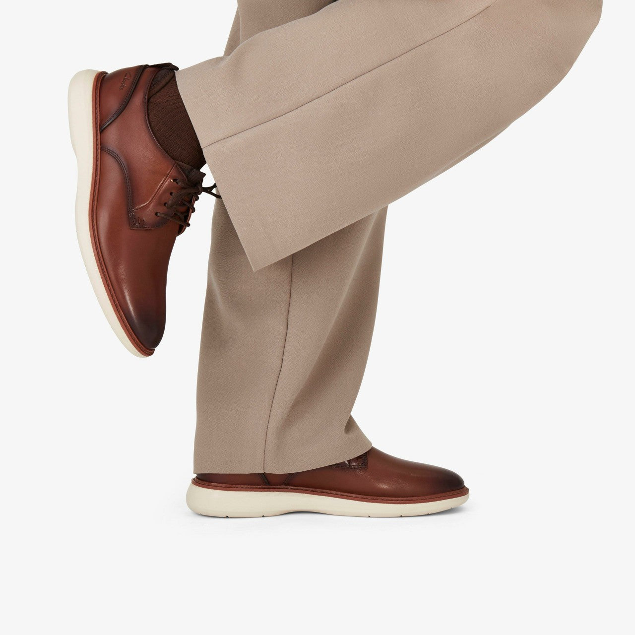 Brantin Plain Dark Tan Leather