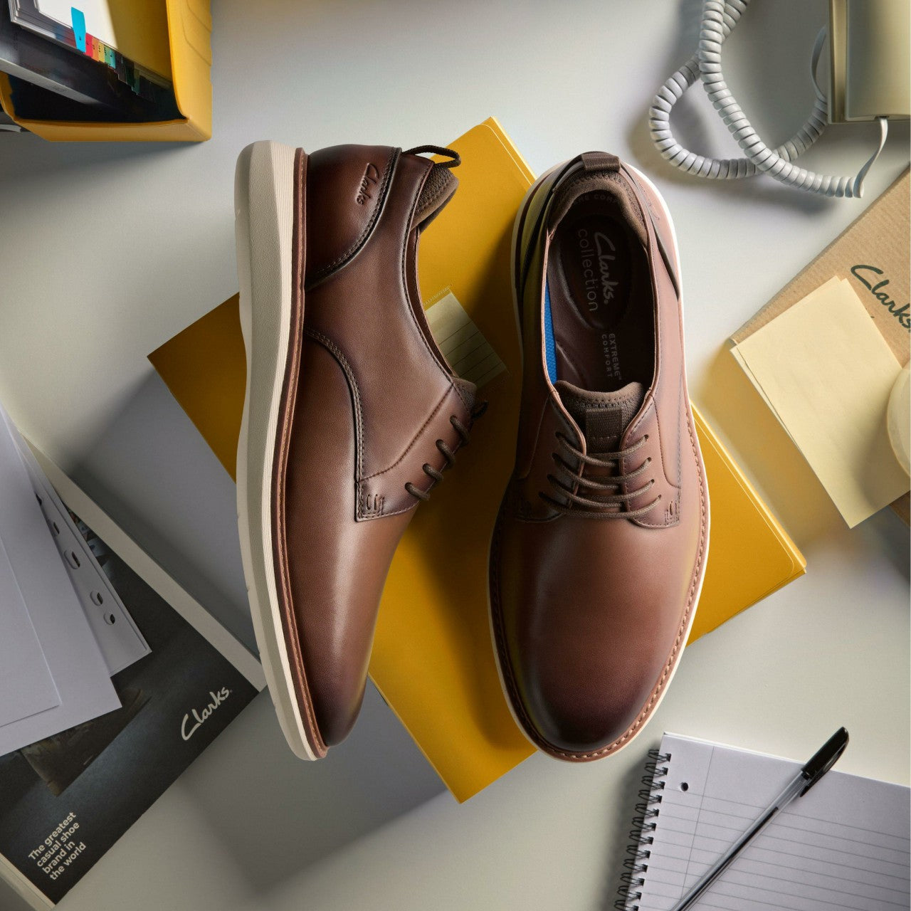 Brantin Plain Dark Tan Leather