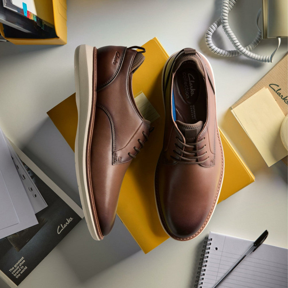 Brantin Plain Dark Tan Leather