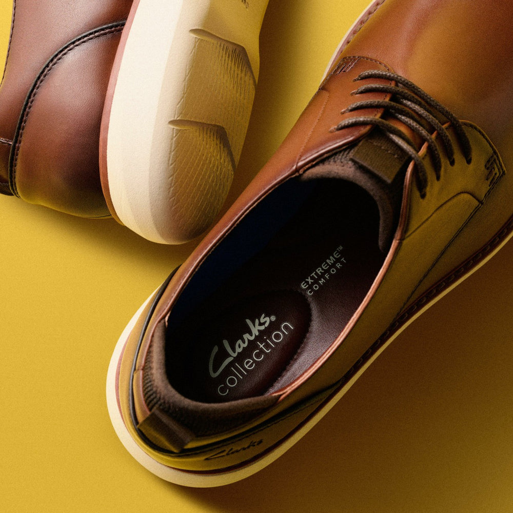 Brantin Plain Dark Tan Leather