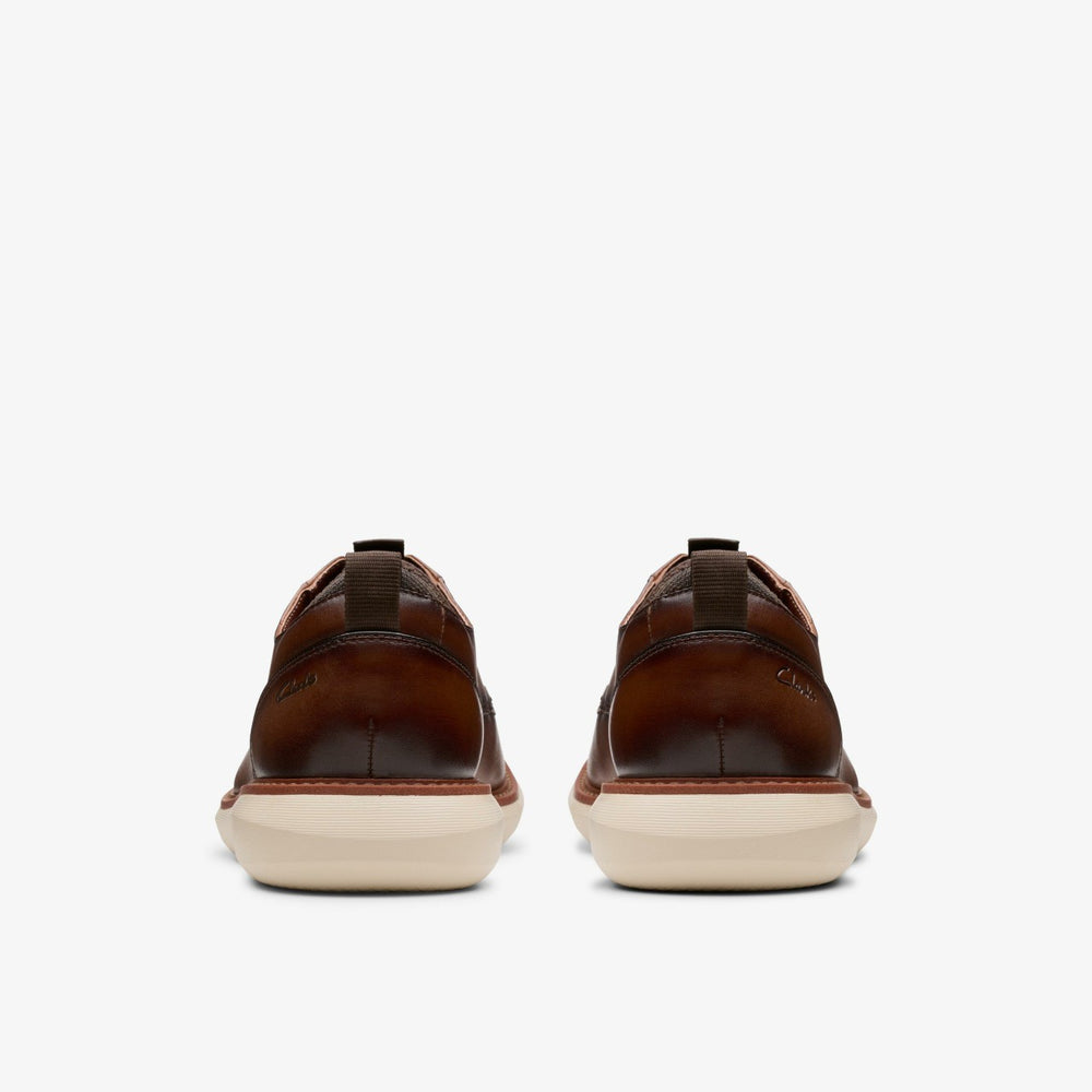 Brantin Plain Dark Tan Leather