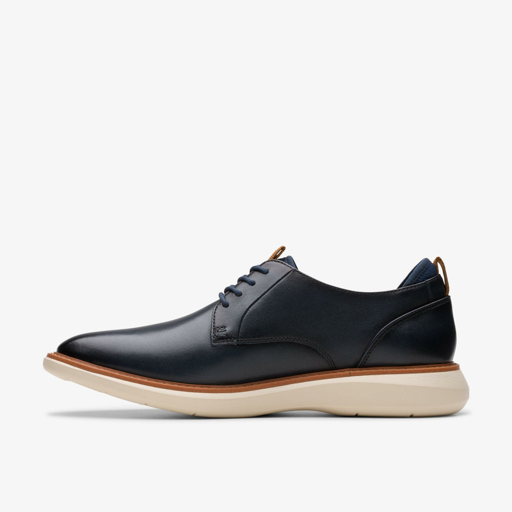 Brantin Plain Navy Leather