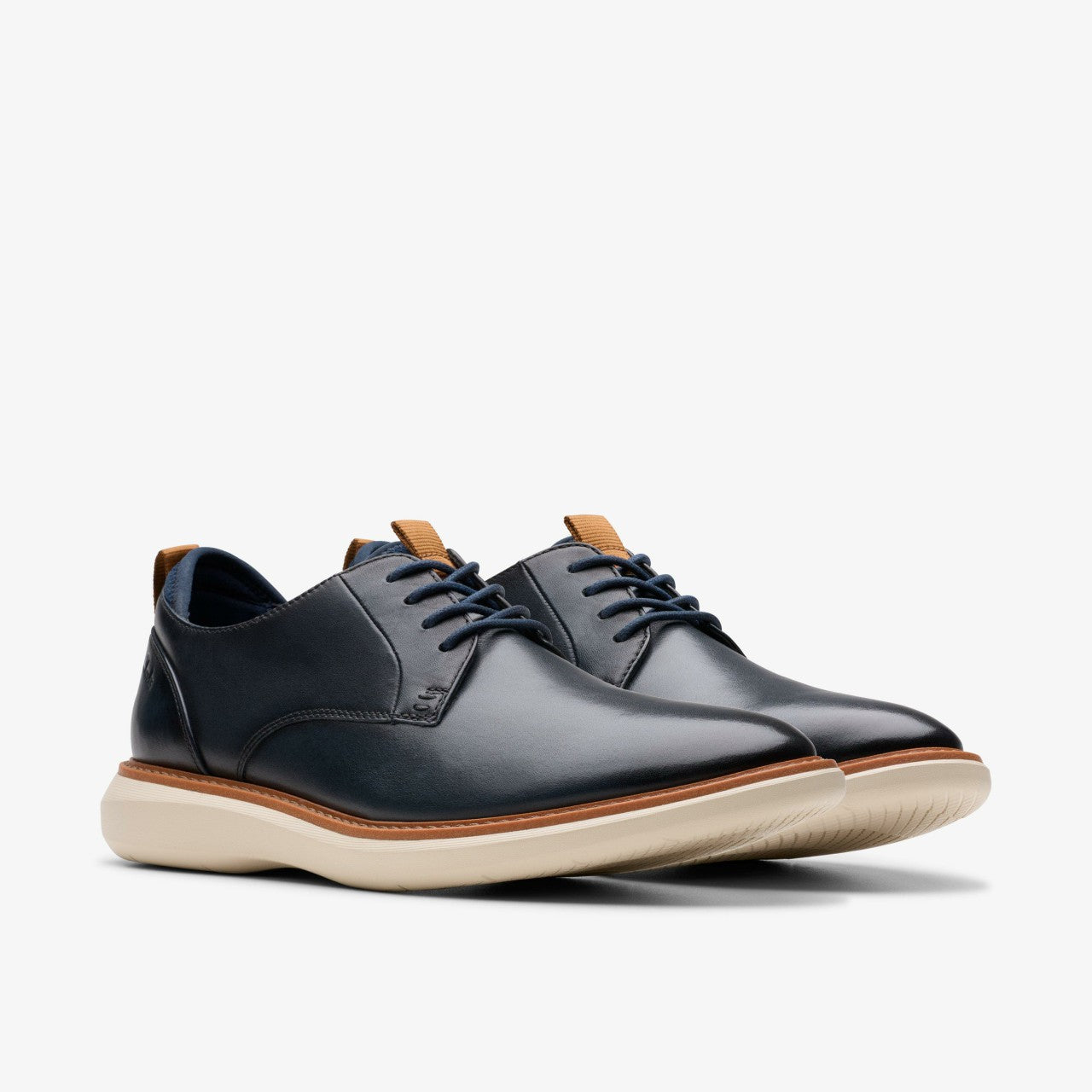 Brantin Plain Navy Leather