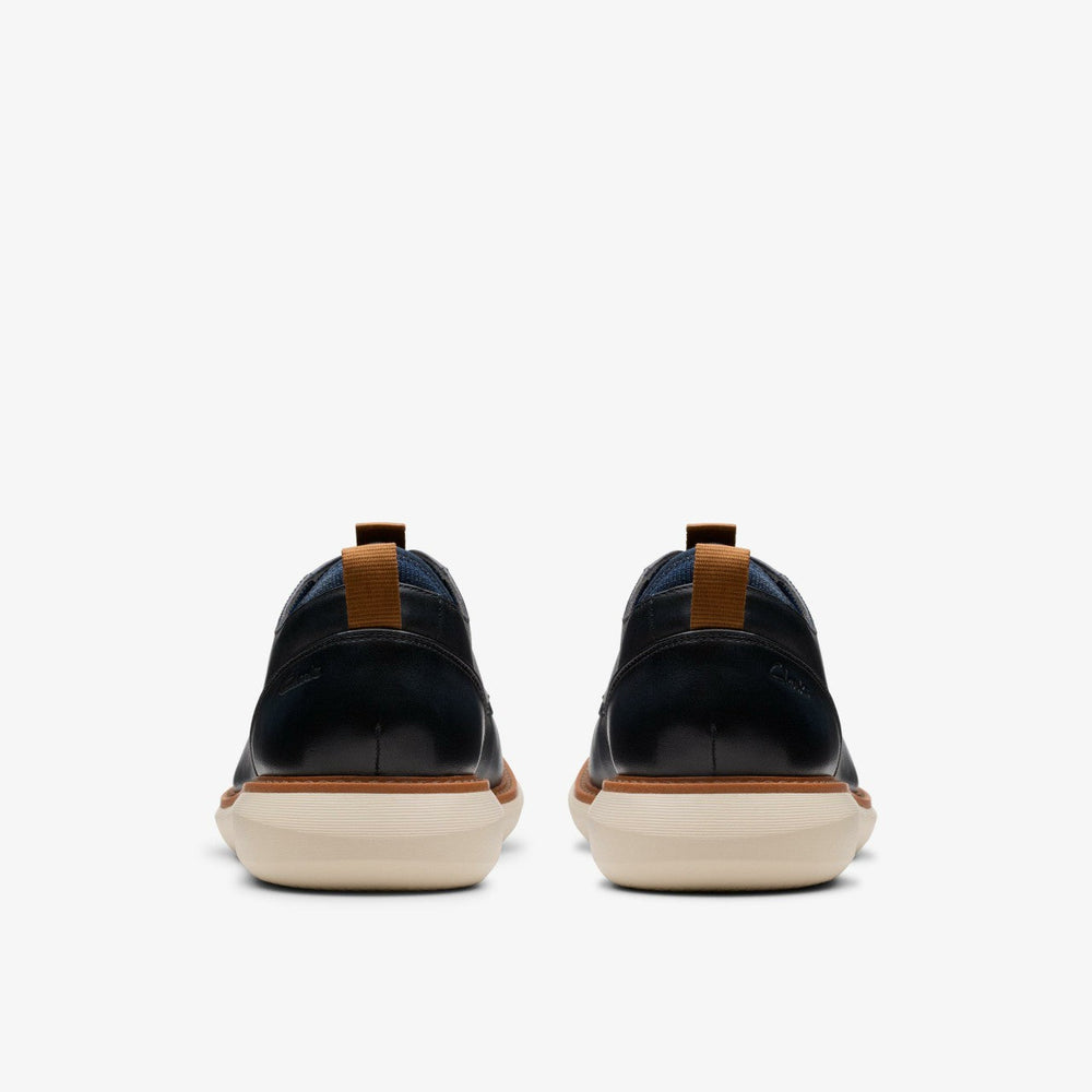 Brantin Plain Navy Leather