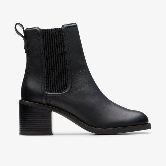Chamberly Top Black Leather