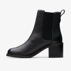 Chamberly Top Black Leather