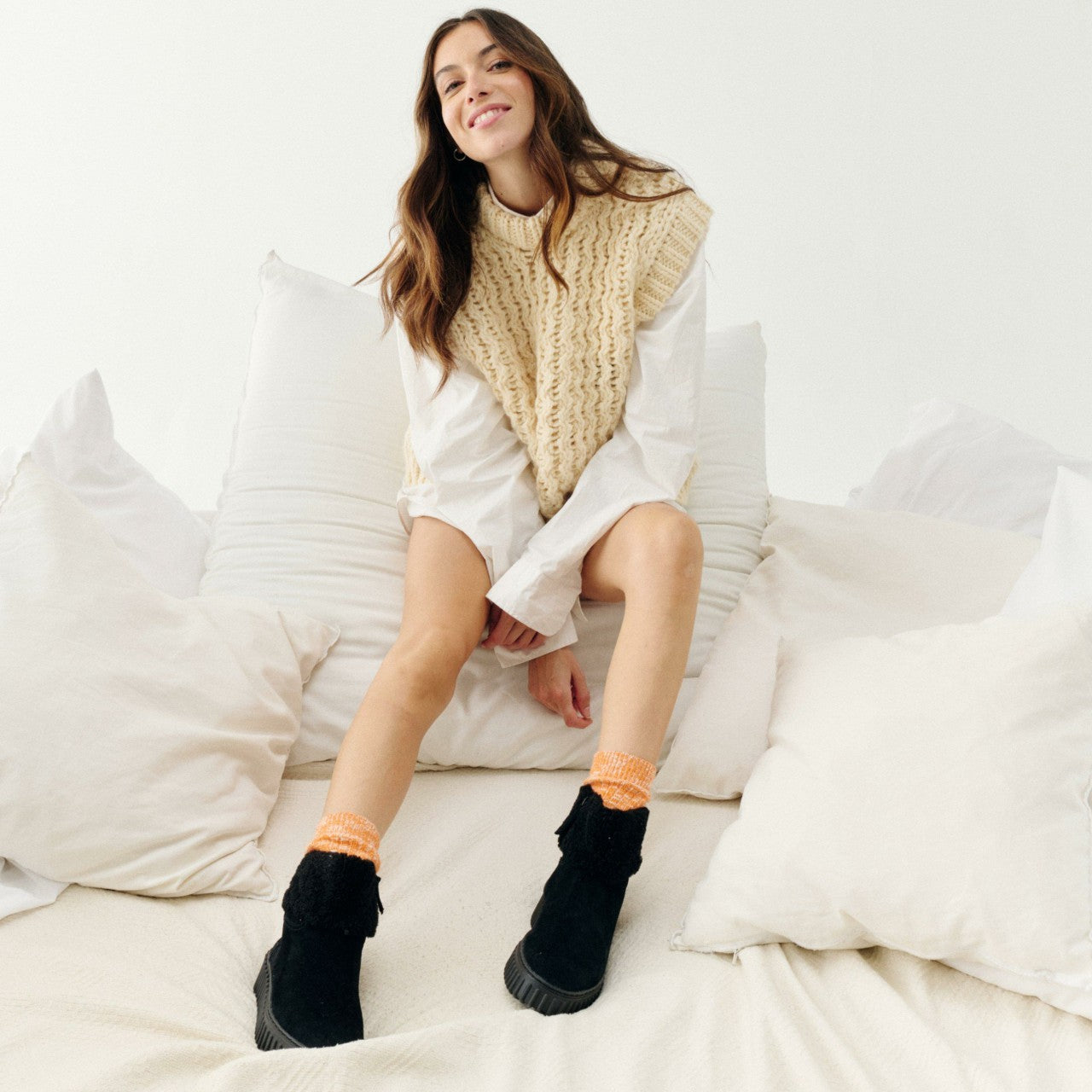 Torhill Turn Black Warmlined Suede