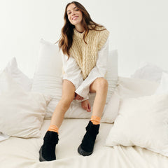 Torhill Turn Black Warmlined Suede