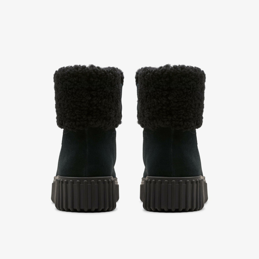 Torhill Turn Black Warmlined Suede