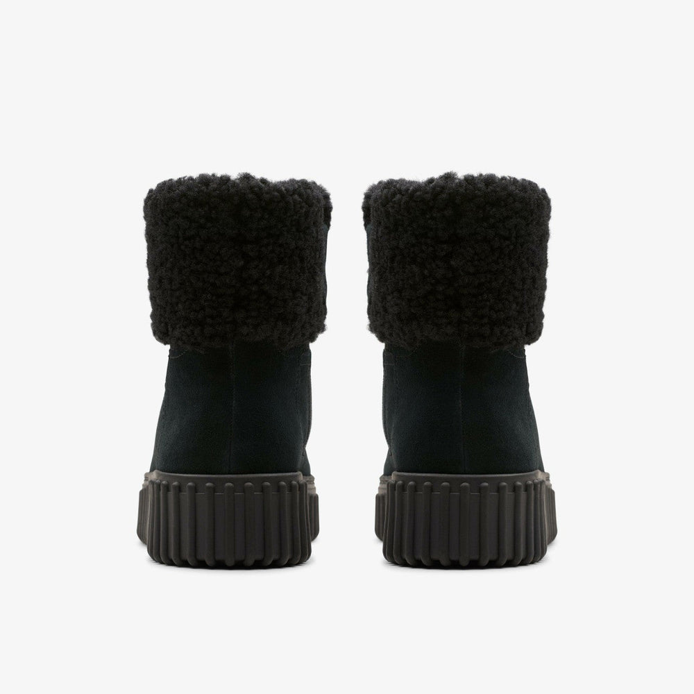 Torhill Turn Black Warmlined Suede