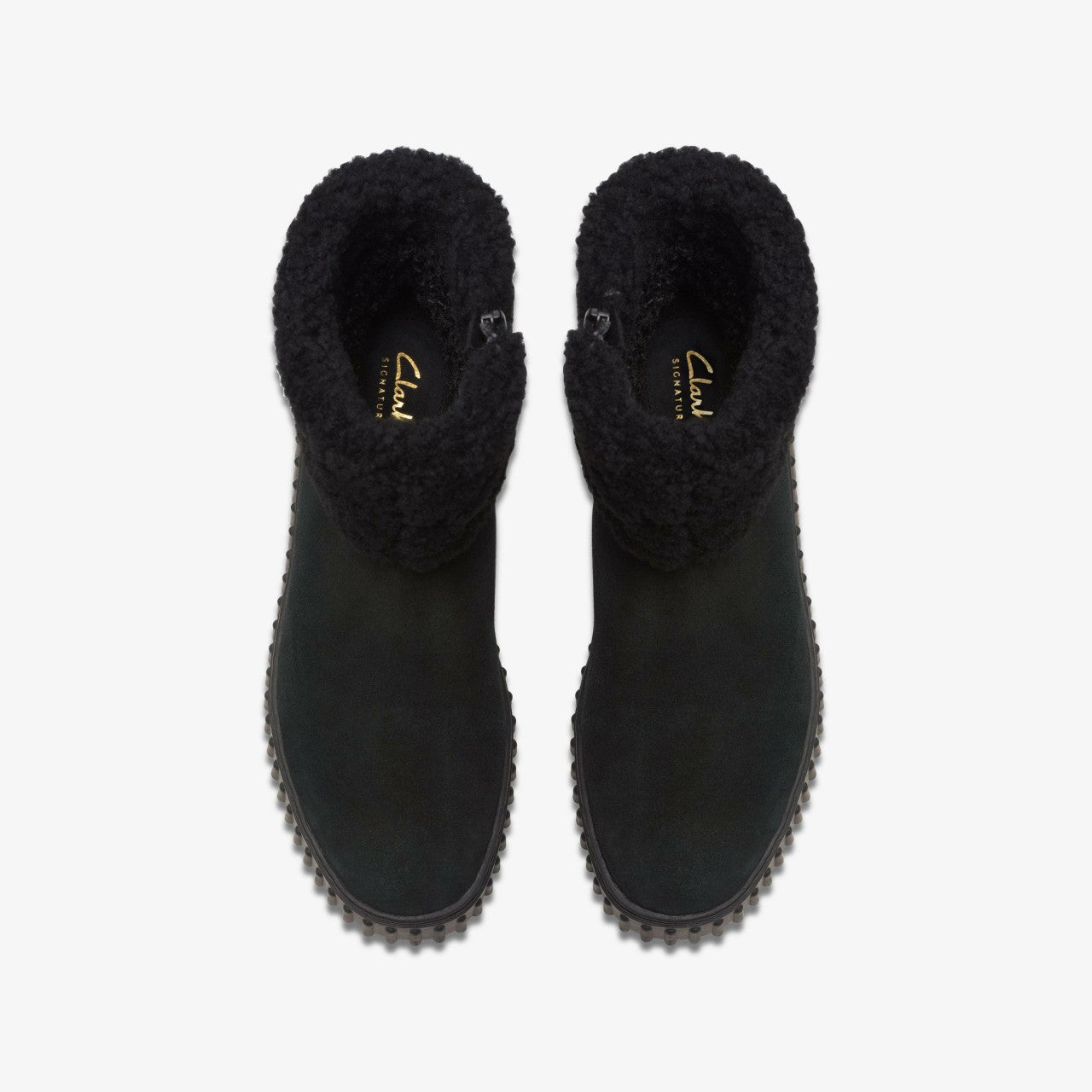 Torhill Turn Black Warmlined Suede