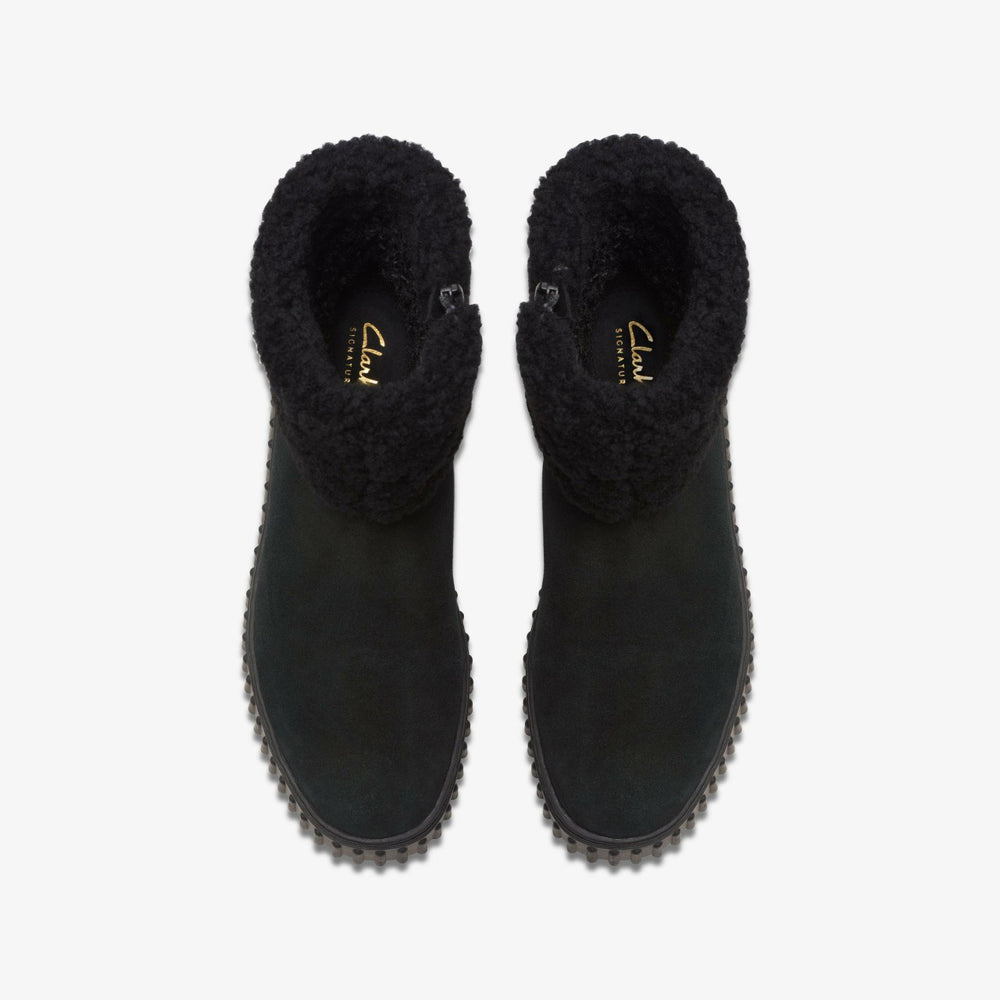 Torhill Turn Black Warmlined Suede