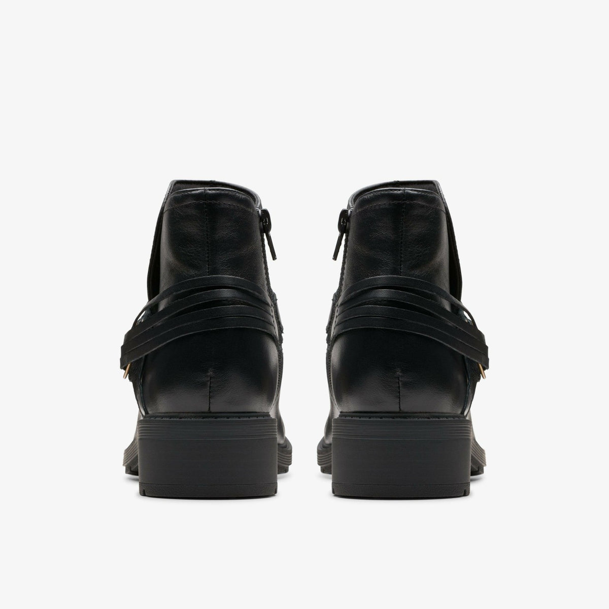 Hearth Kaylie Ankle Boot Black Leather