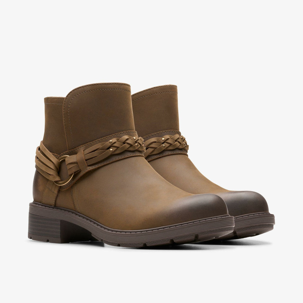 Hearth Kaylie Ankle Boot Mushroom Oily