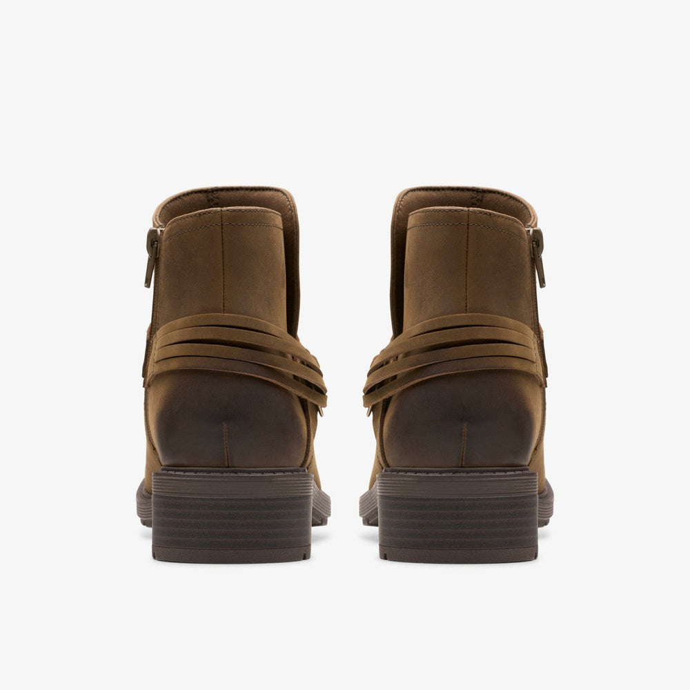 Hearth Kaylie Ankle Boot Mushroom Oily