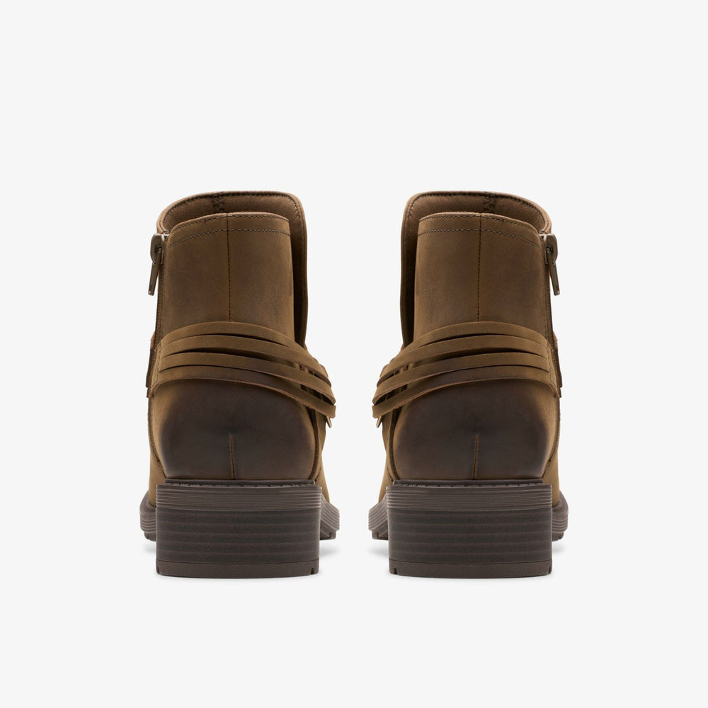 Hearth Kaylie Ankle Boot Mushroom Oily